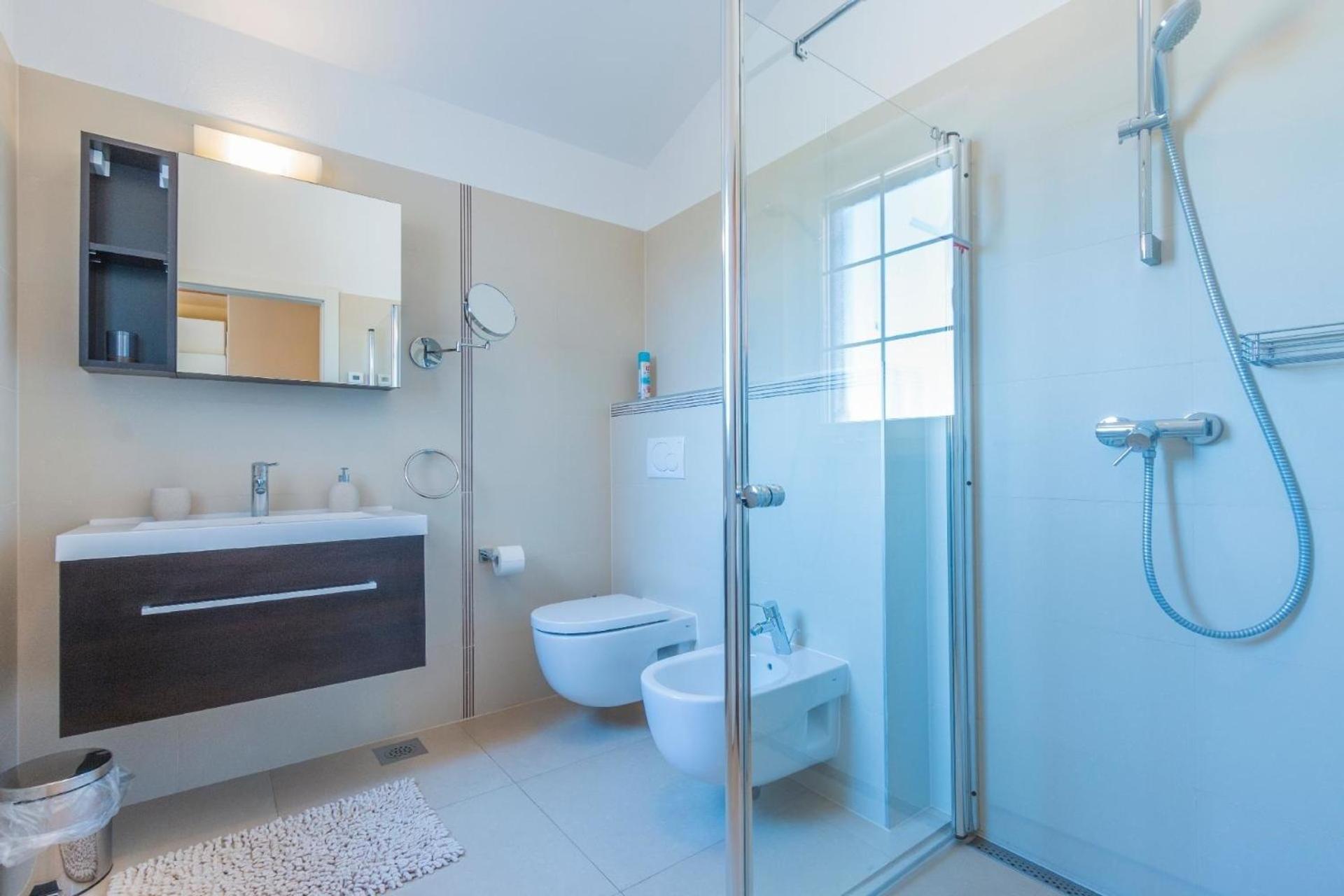 Ferienhaus In Pomer Mit Privatem Beheizten Pool Und Meerblick ภายนอก รูปภาพ